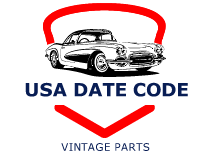 USA Date Code - Vintage Car Parts